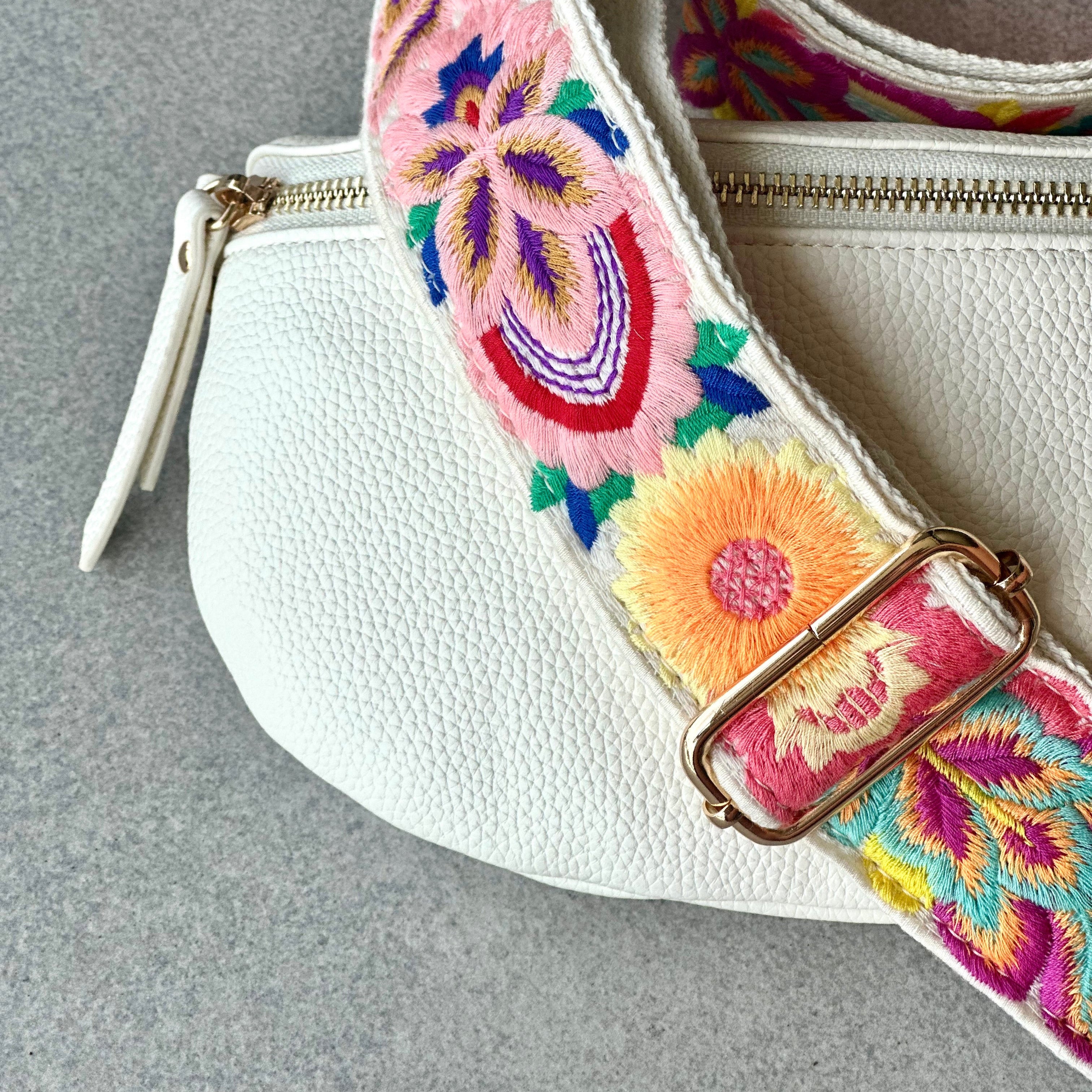 Embroidered Baja Bag strap