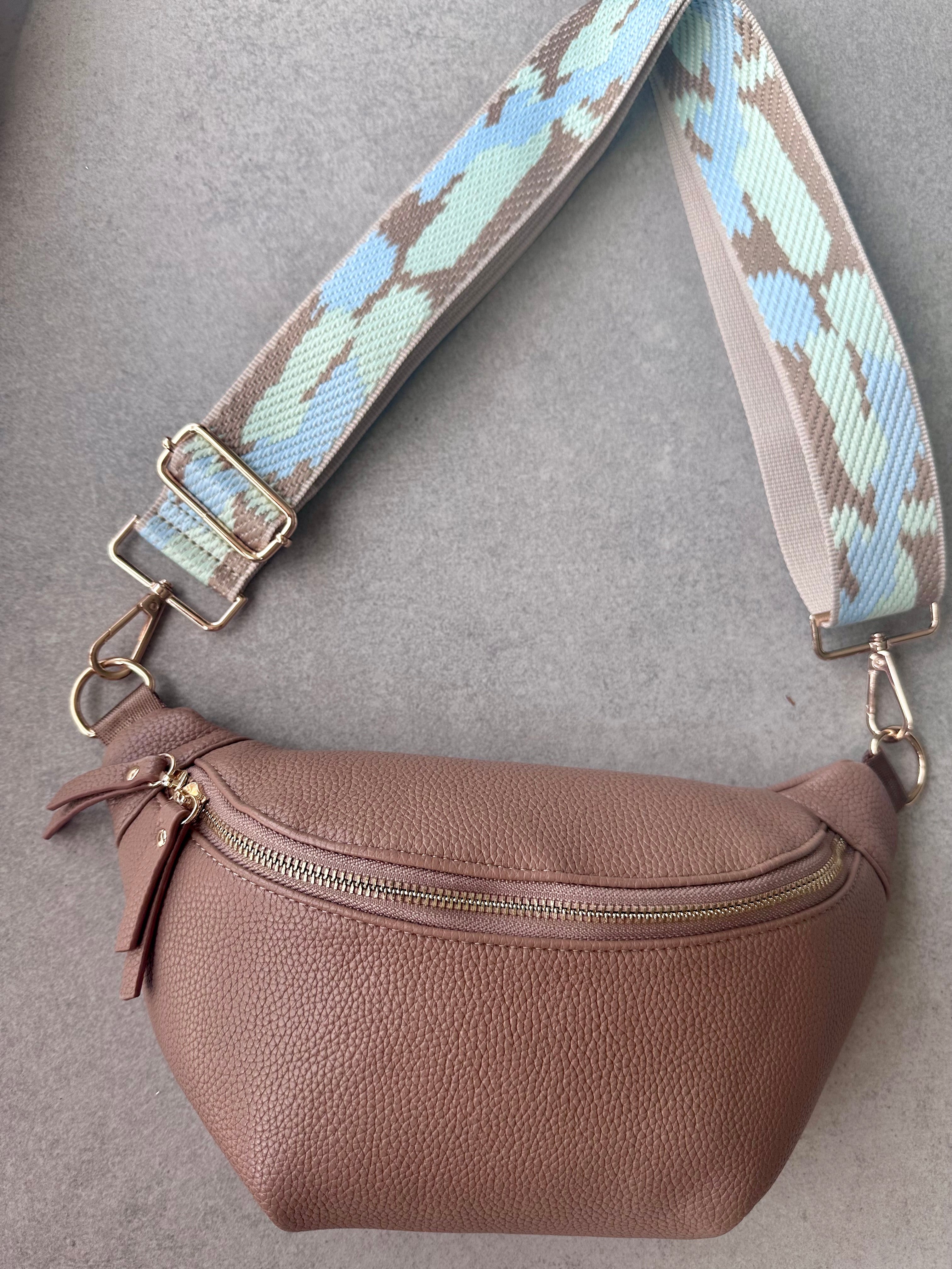 Large crossbody bag - Tan