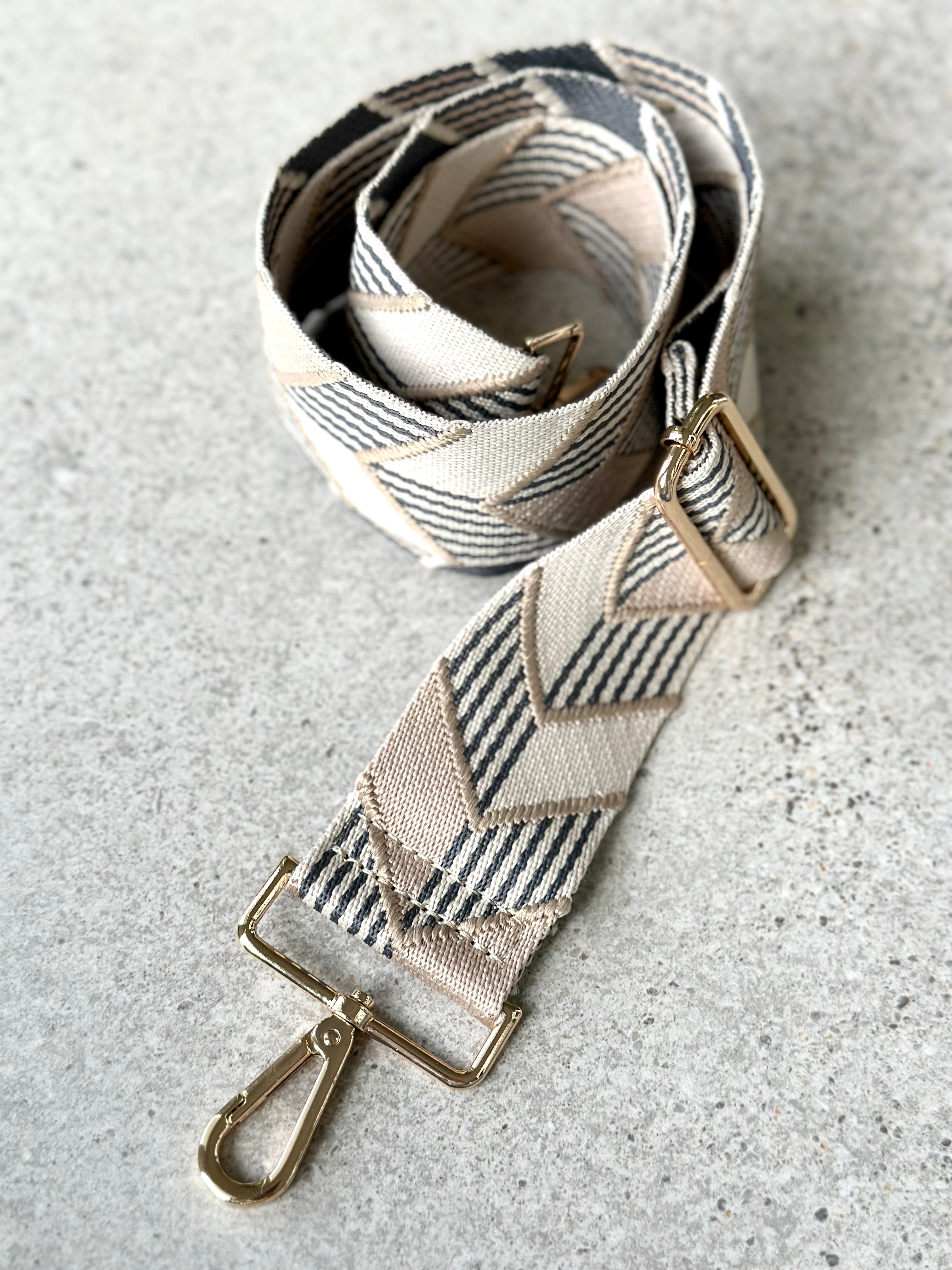 Beige Modern Bag Strap