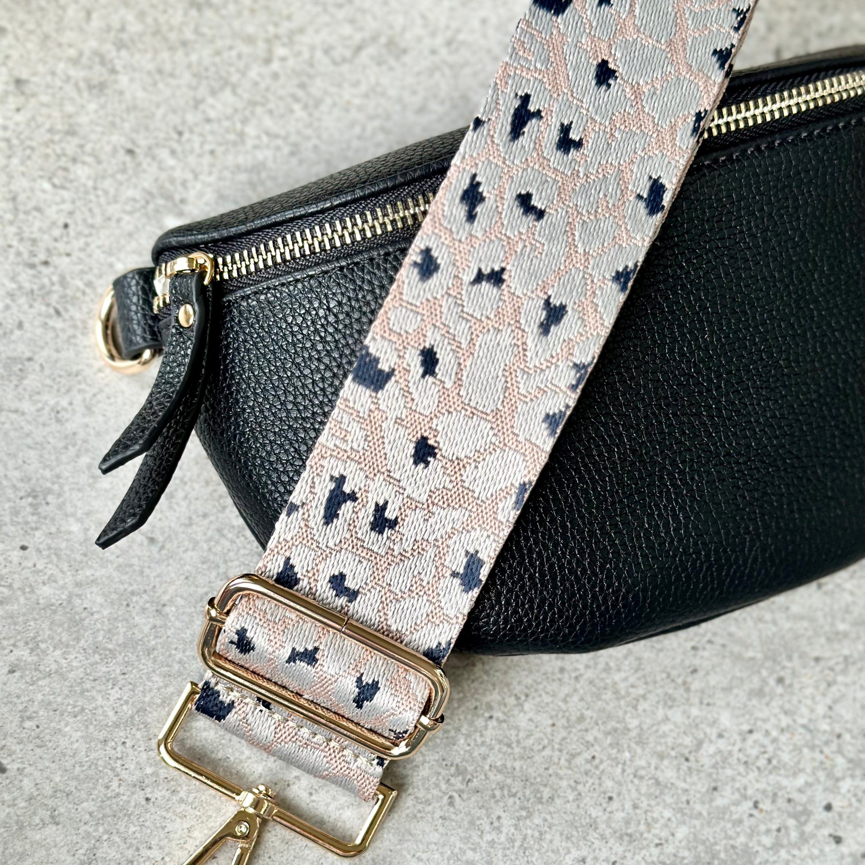 Pink Leopard Bag Strap