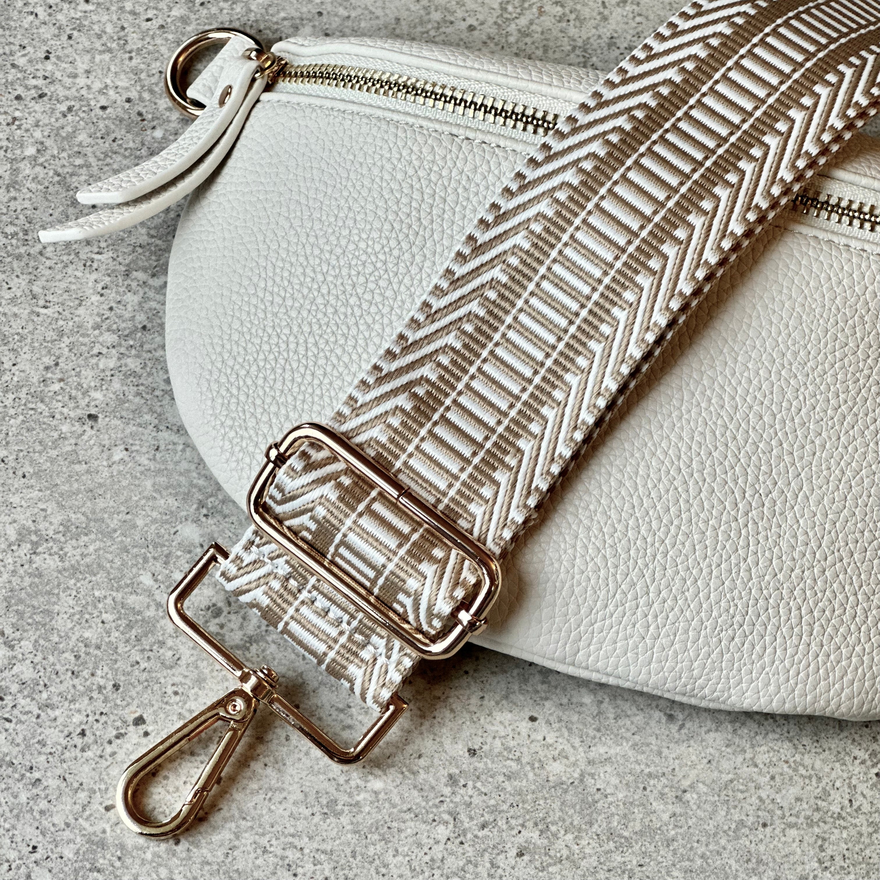 Cream Bag Strap