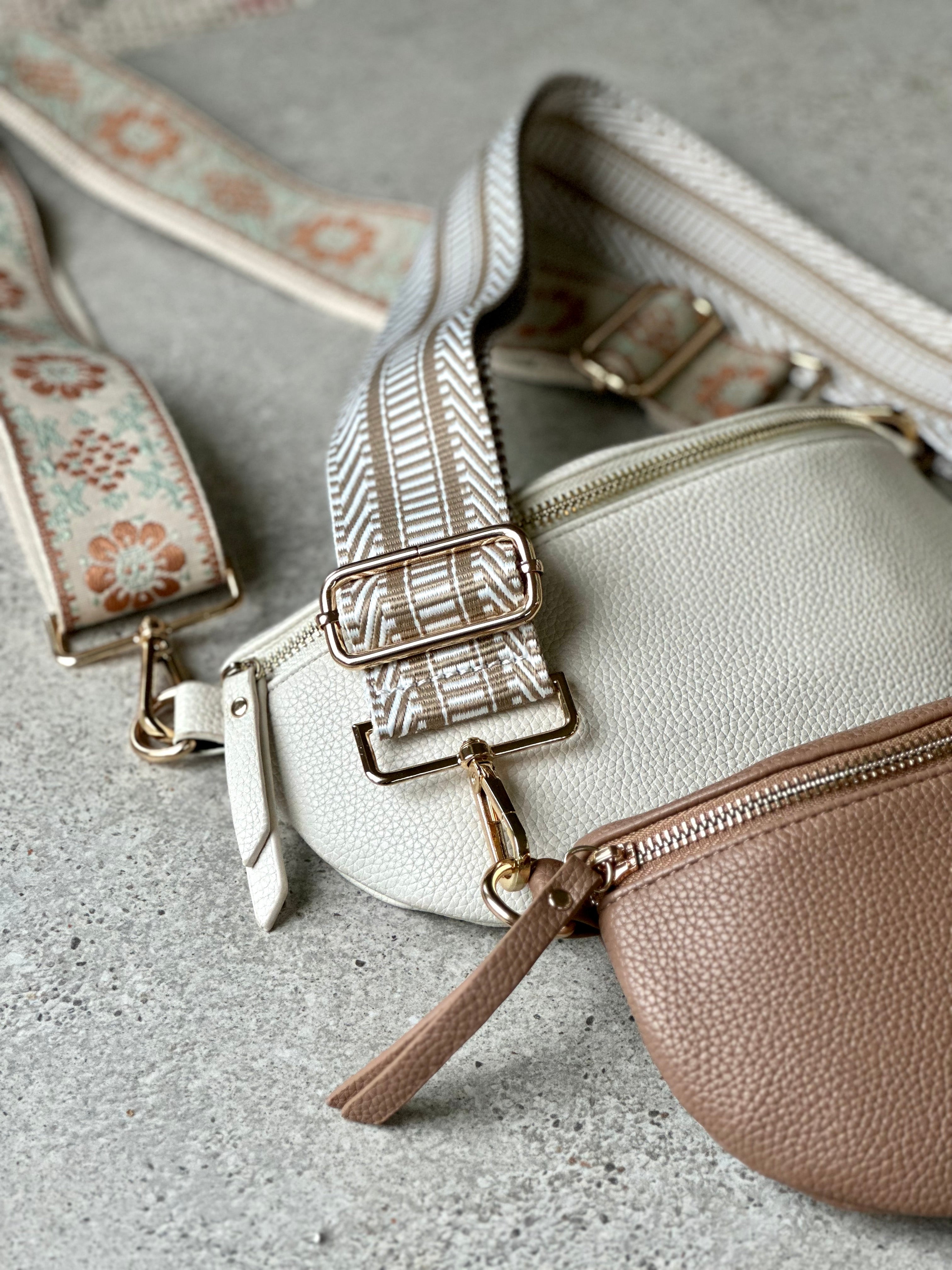 Sangle de sac crème