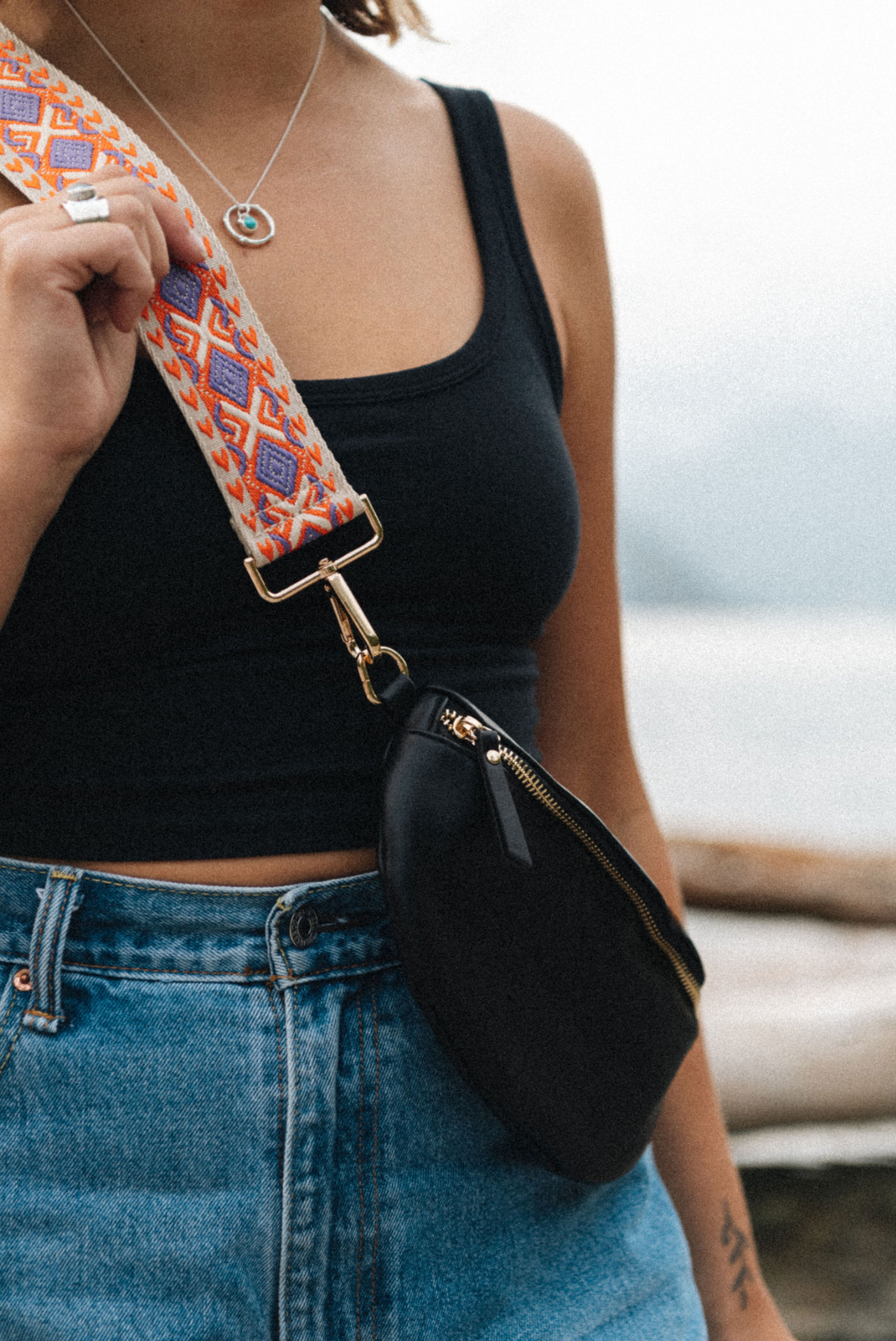 Sac bandoulière - Noir précommande le 20 décembre