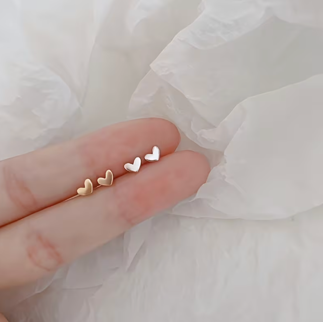 Heart Studs