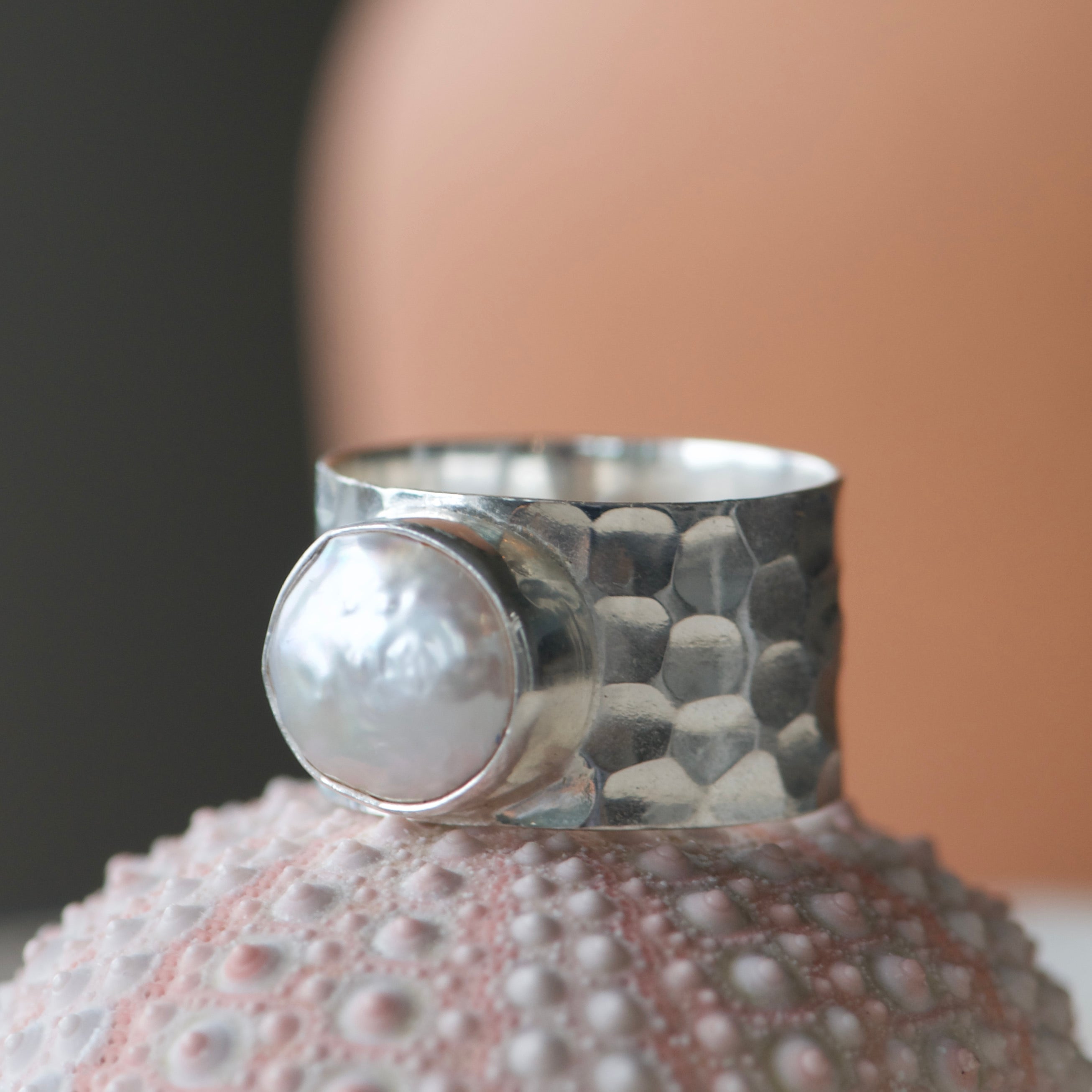 Pearl Band Ring