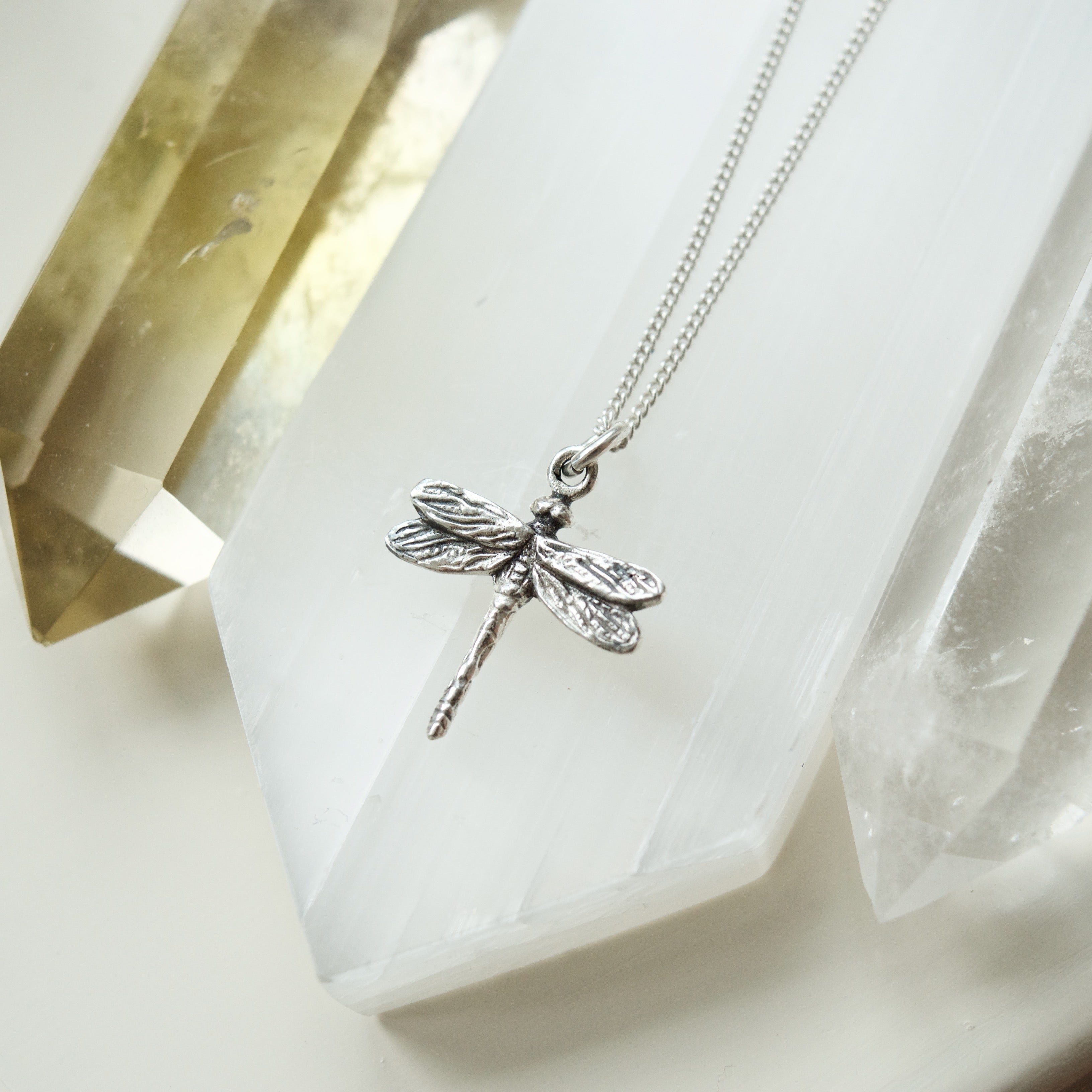 Tiny Dragonfly Pendant