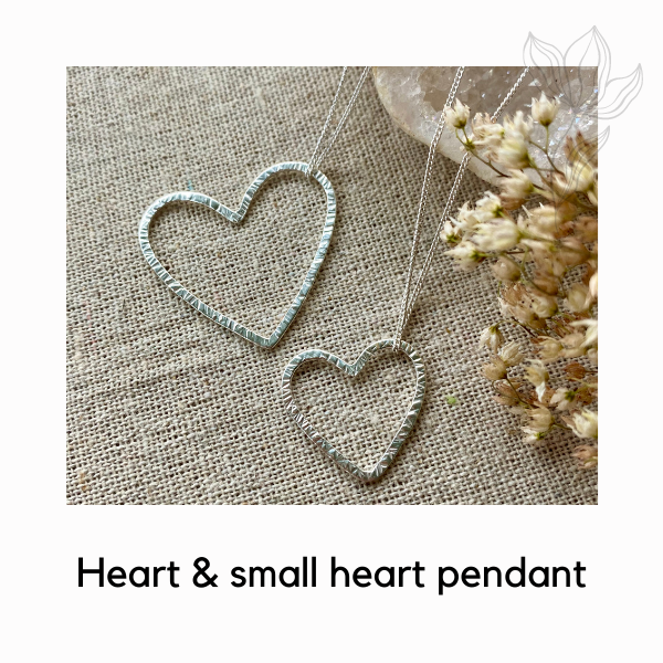 Small Heart Necklace in Rose gold