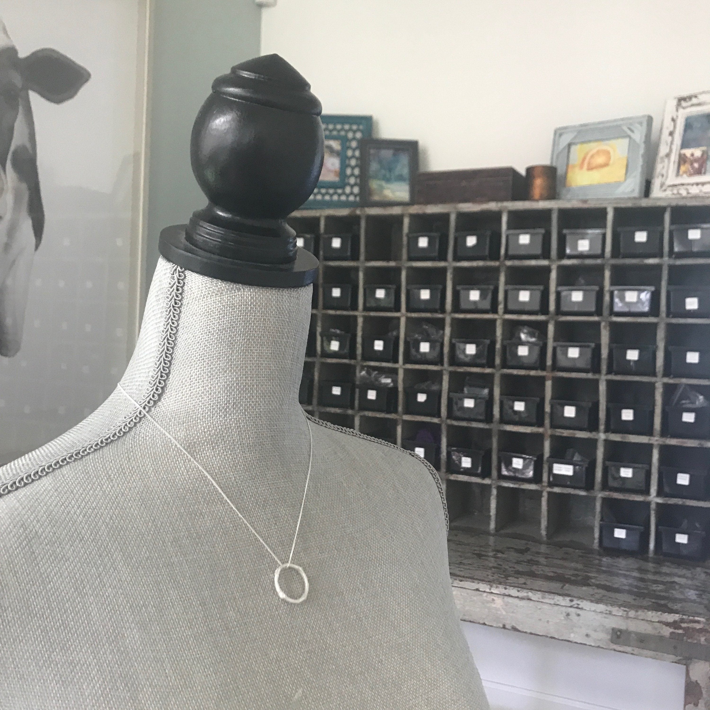 Twig Infinity Necklace Silver