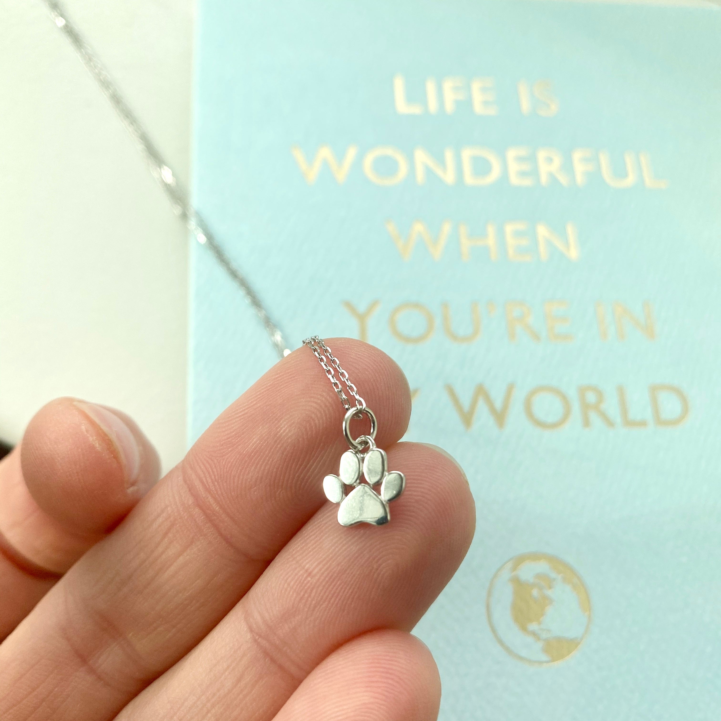 Tiny Dog Paw Charm