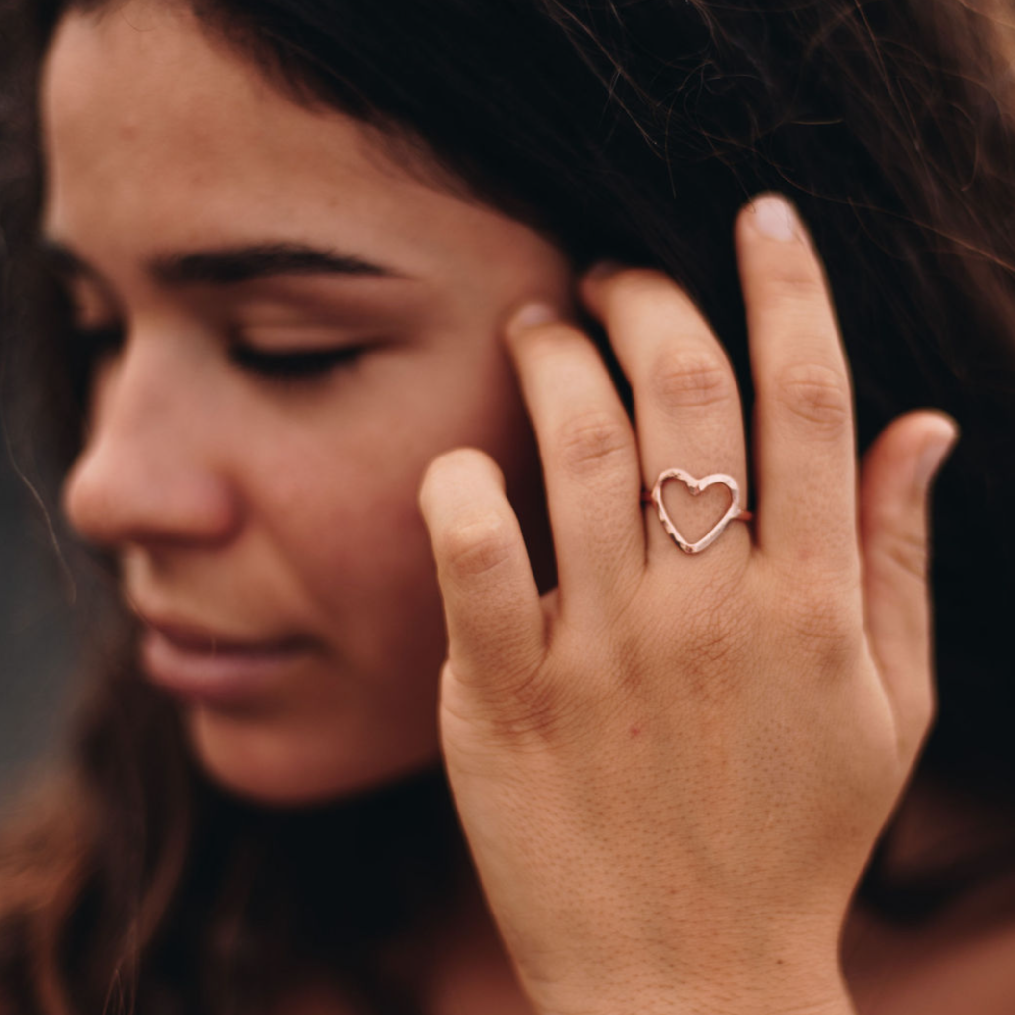 Heart Ring Rose Gold