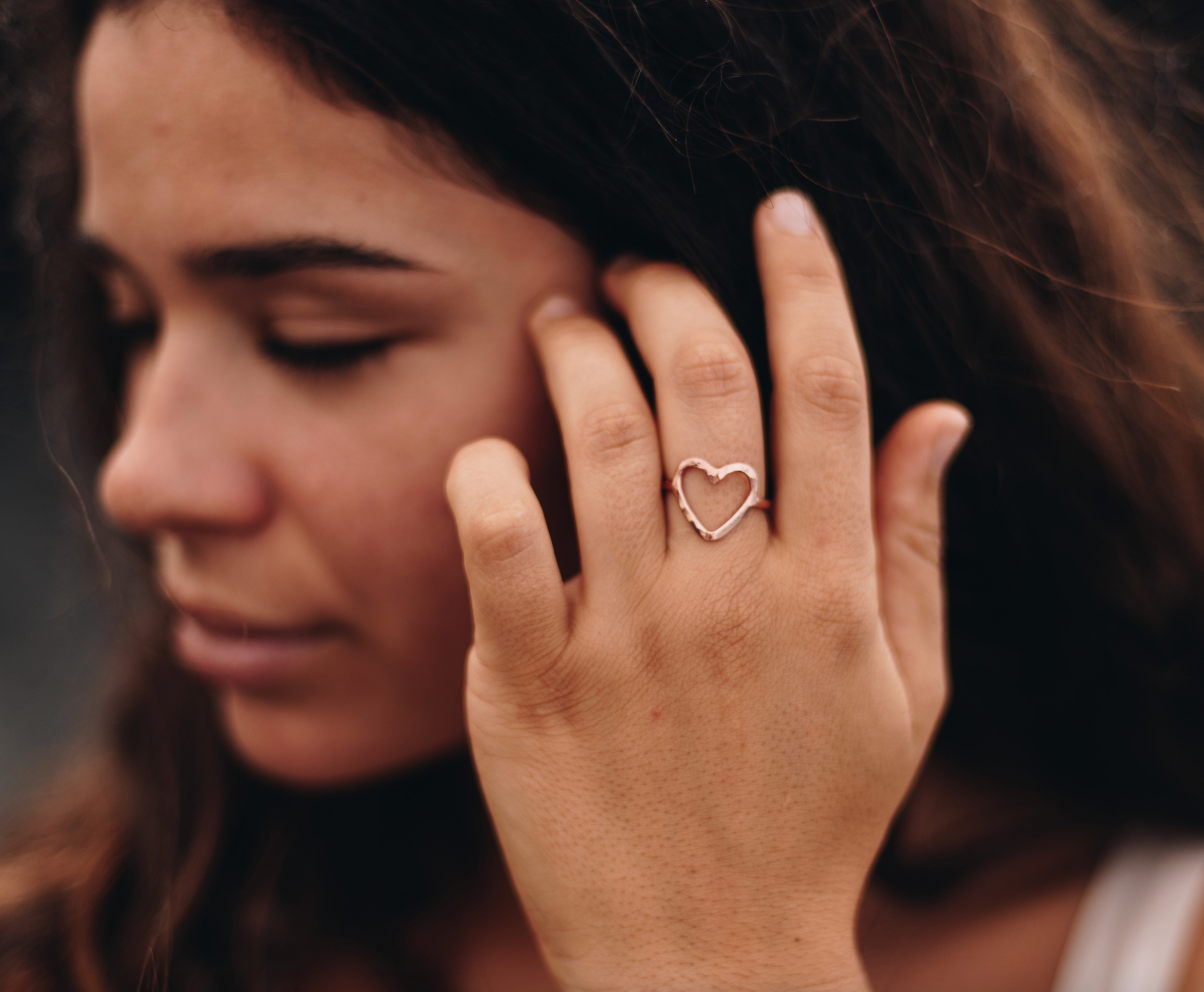 Heart Ring Rose Gold