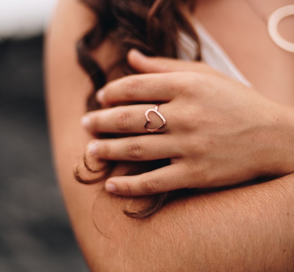 Heart Ring Rose Gold