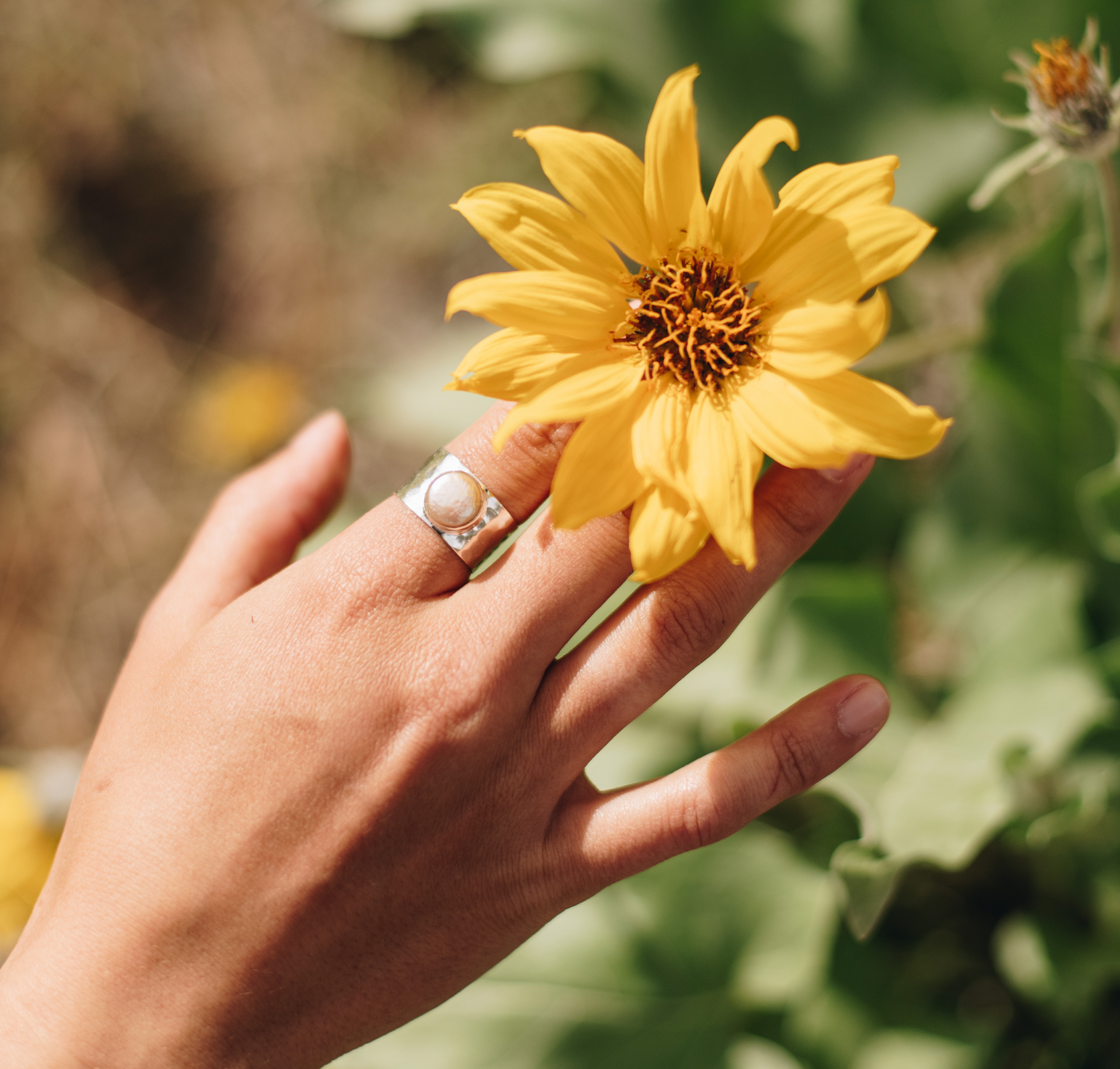 Pearl Band Ring