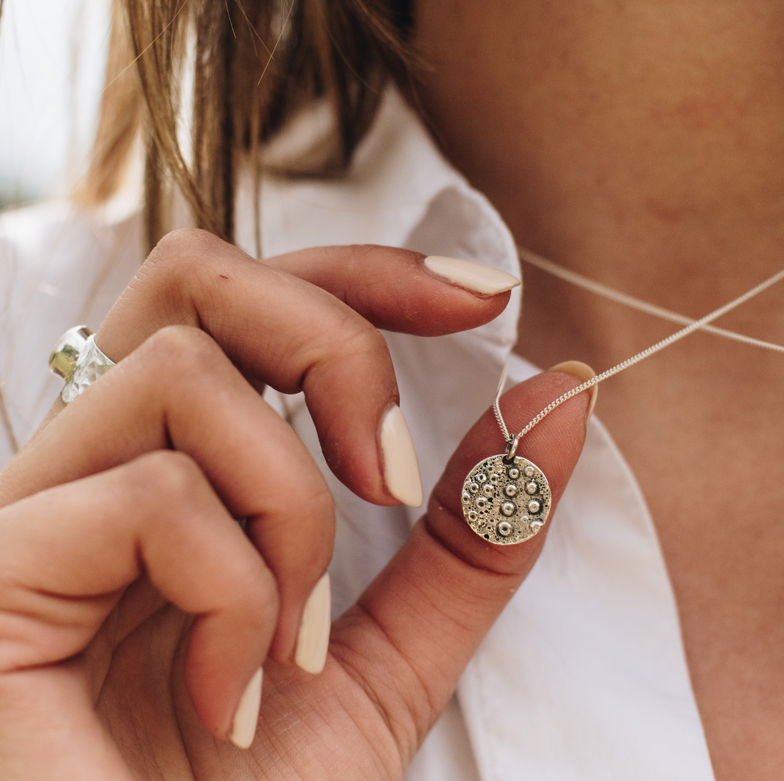 Sea Urchin Tiny Charm Pendant