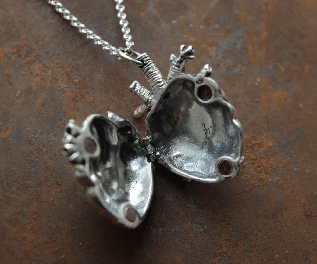 Mini Anatomical Heart Locket