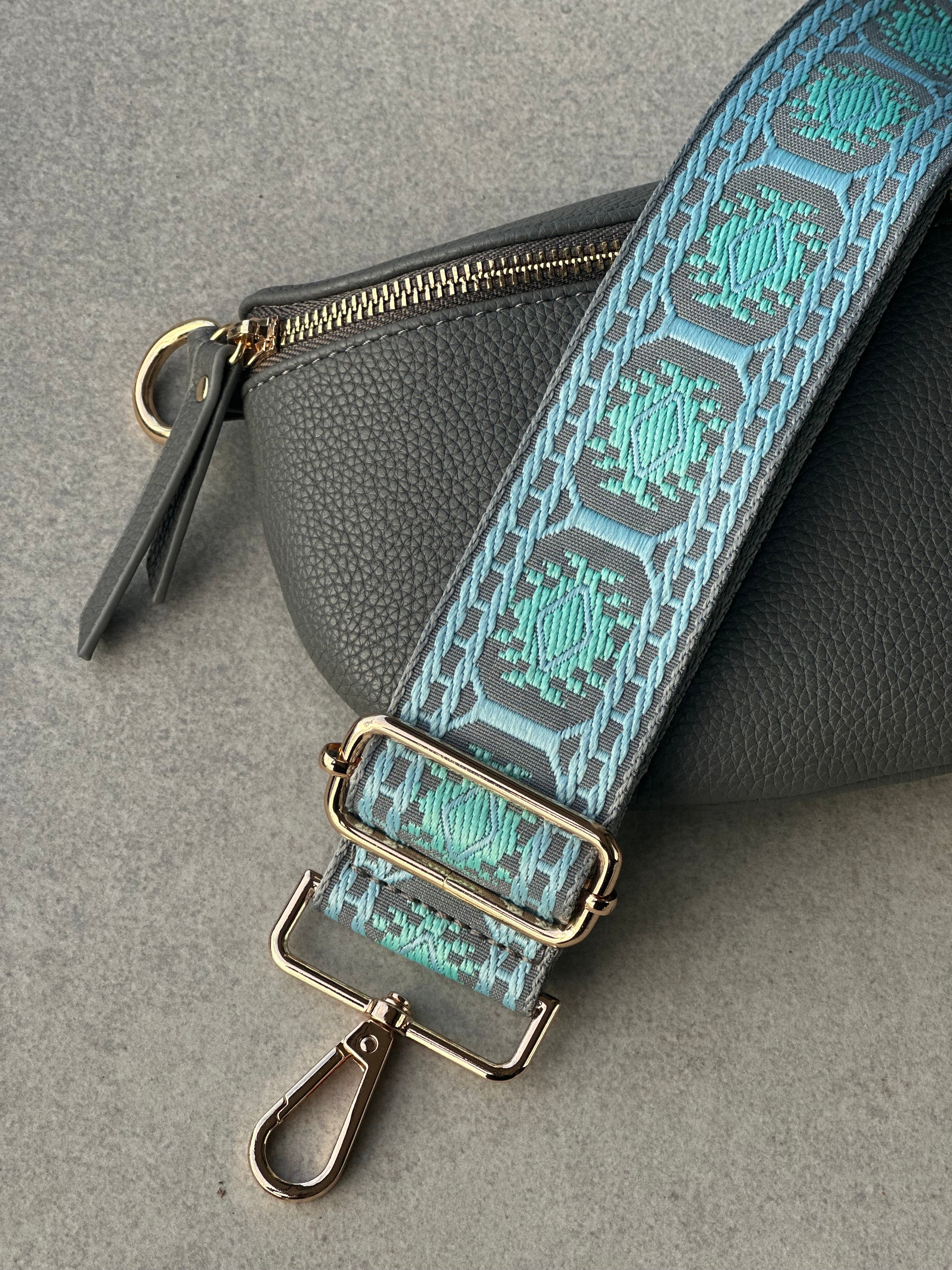 Minted bag strap