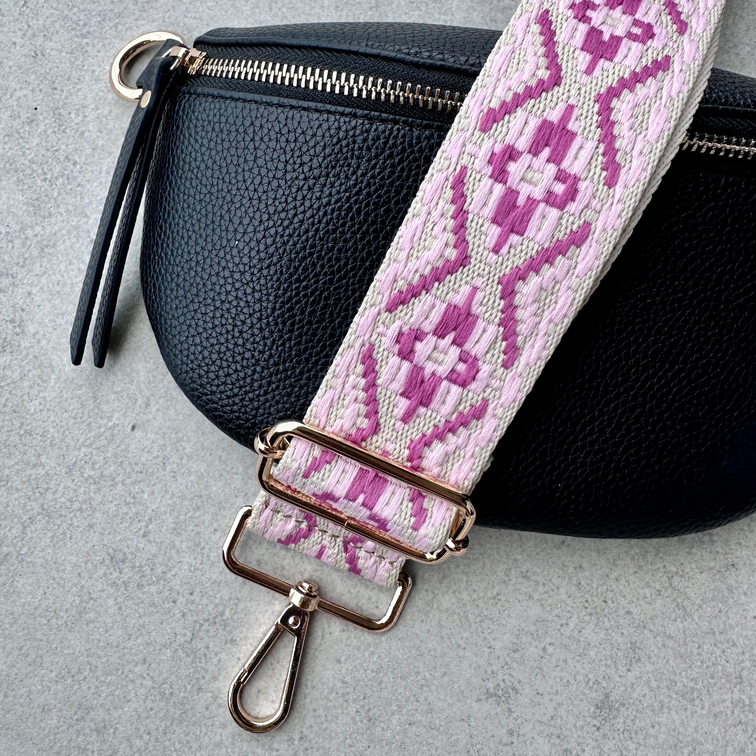 Pretty in Pink Bag Strap