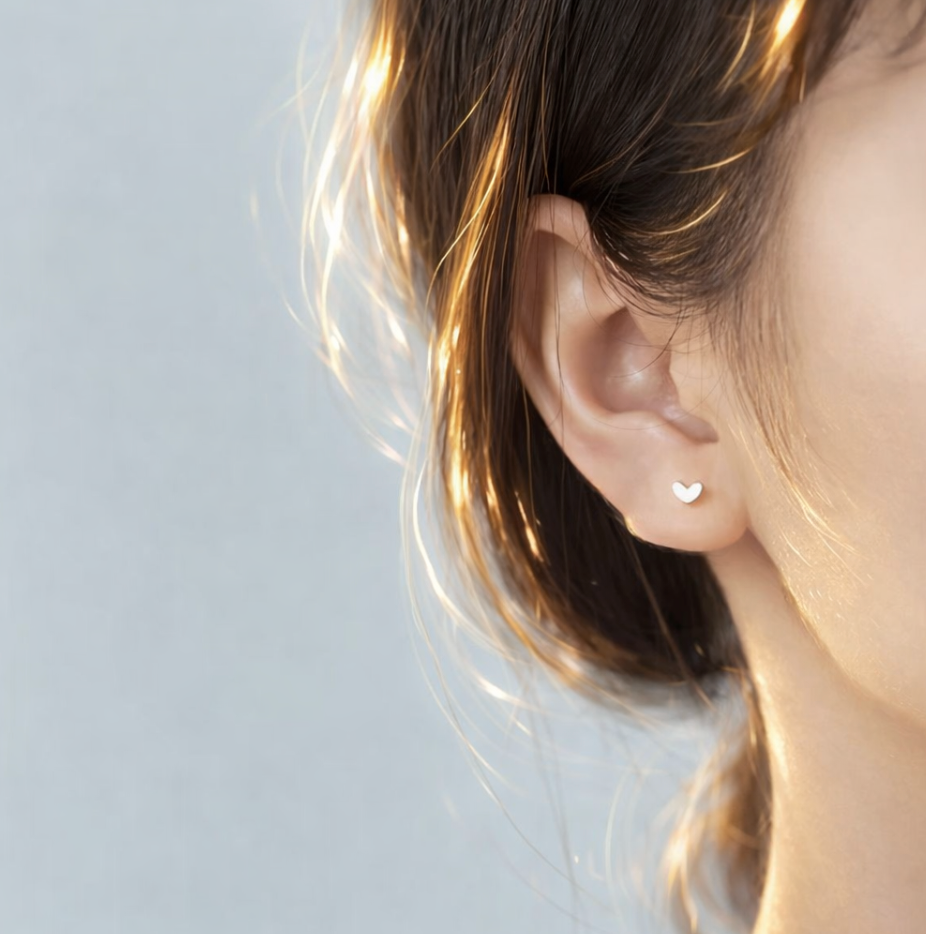Heart Studs