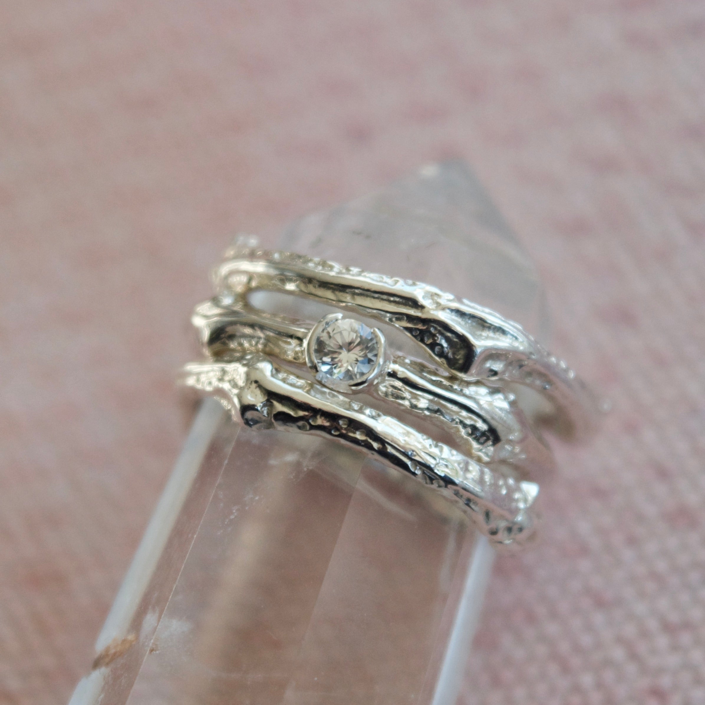 Twig Sapphire Ring