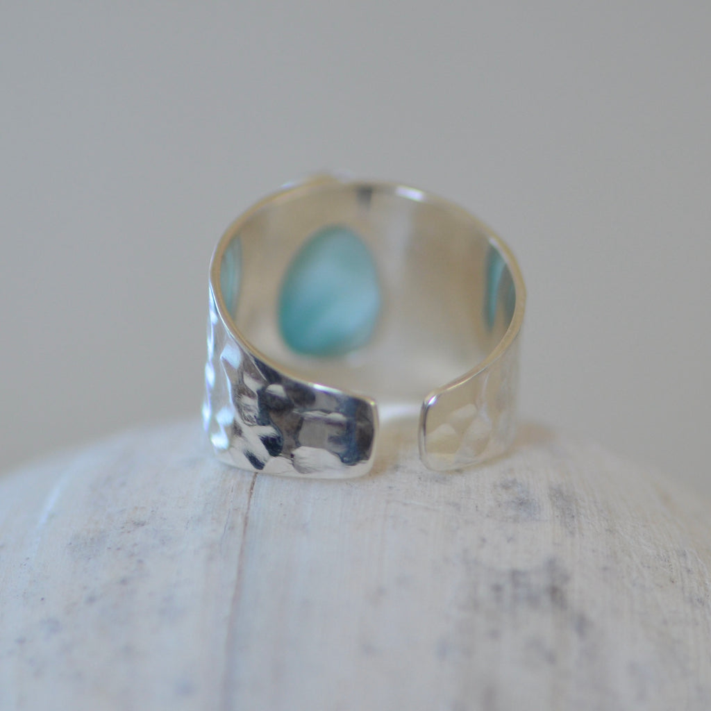Larimar Band Ring