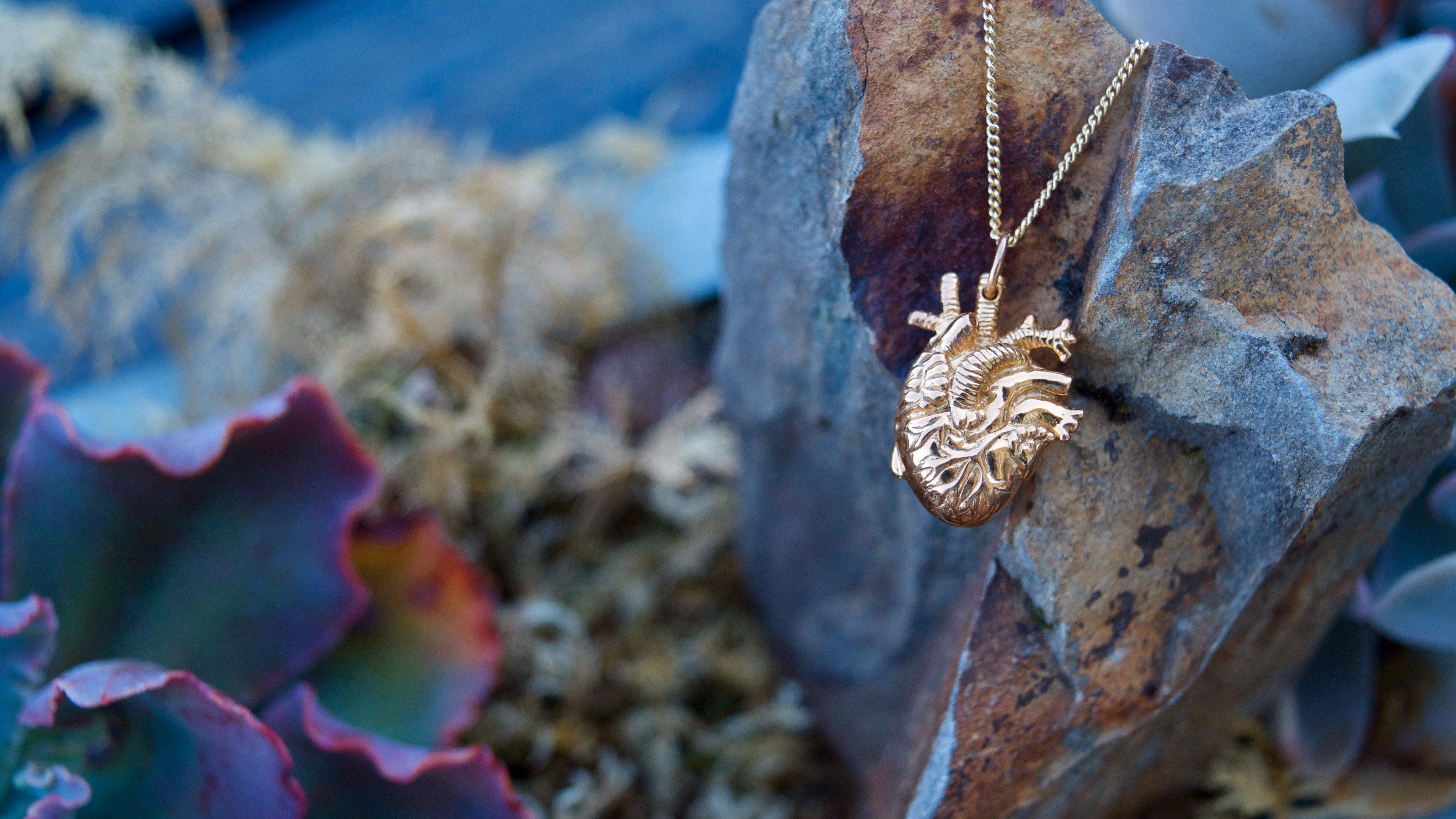 Tiny Heart Pendant Necklace – Adorned by Ruth