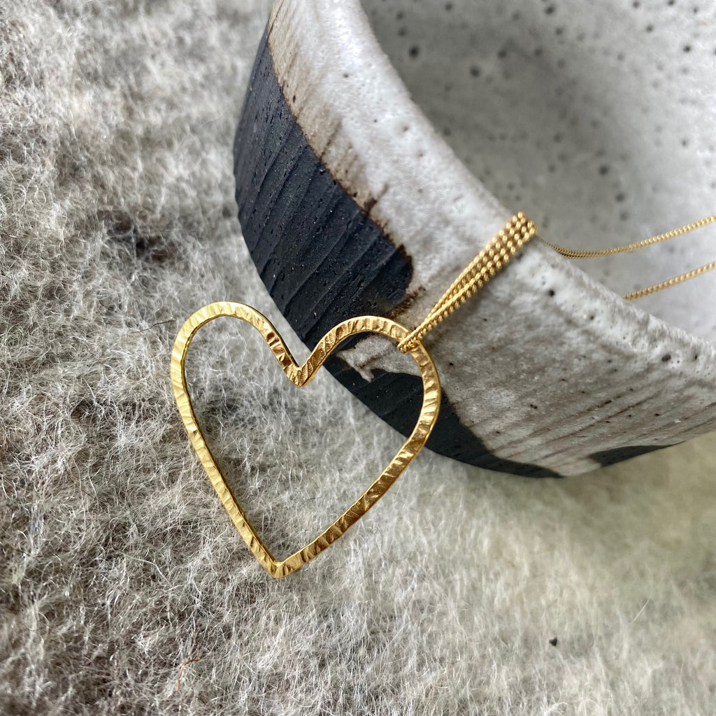 Heart Necklace in Rose gold