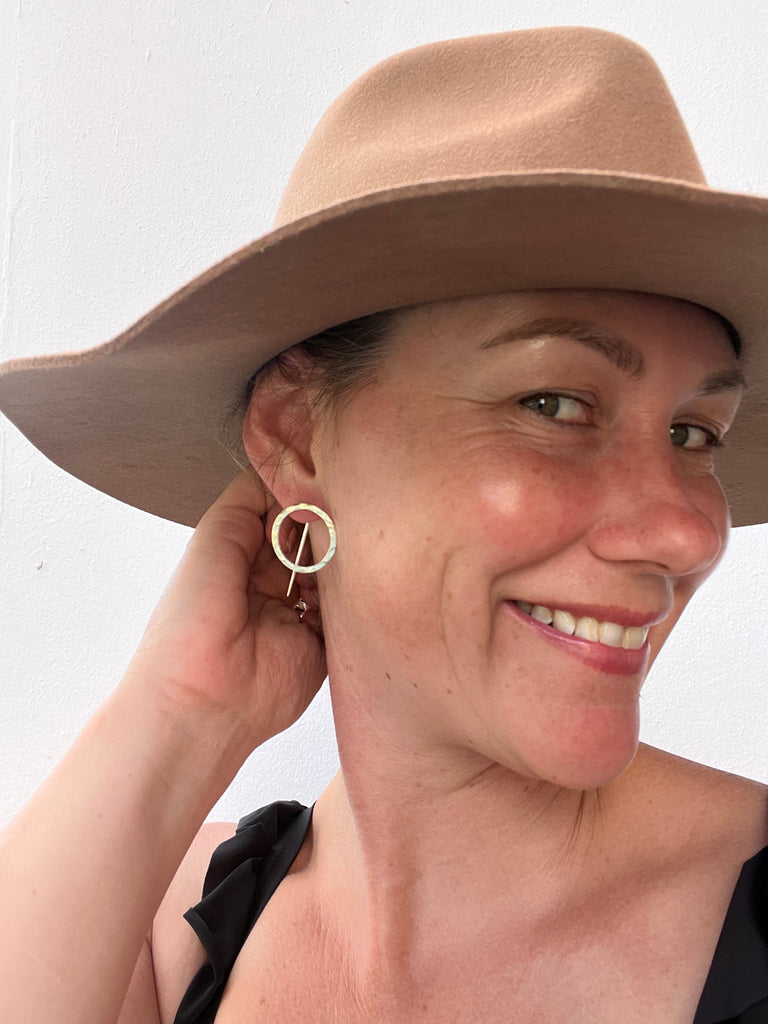 Circle Earrings Gold
