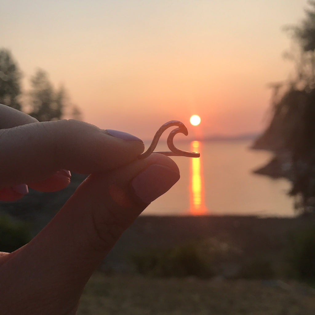 Hammered Wave Ring