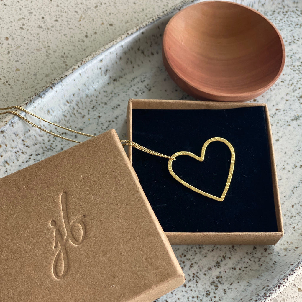Heart Necklace in Silver