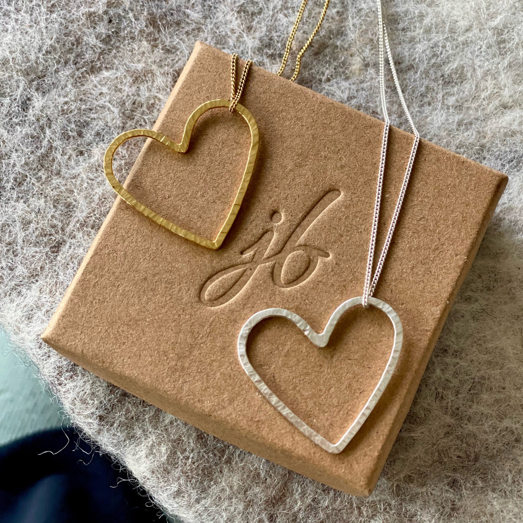 Heart Necklace in Rose gold