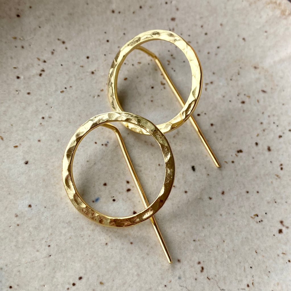 Circle Earrings Gold