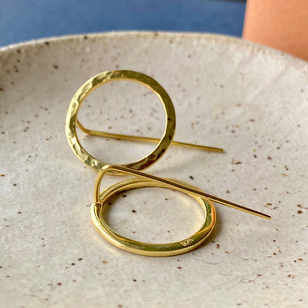 Circle Earrings Gold