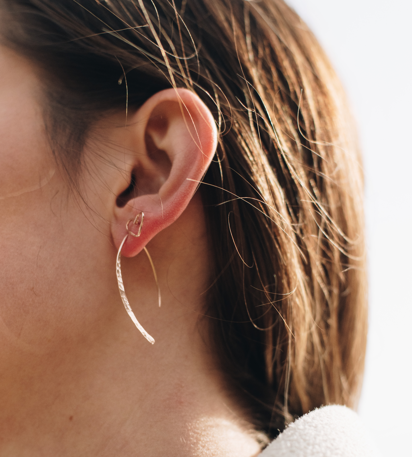 Boucles d'oreilles essentielles en or rose