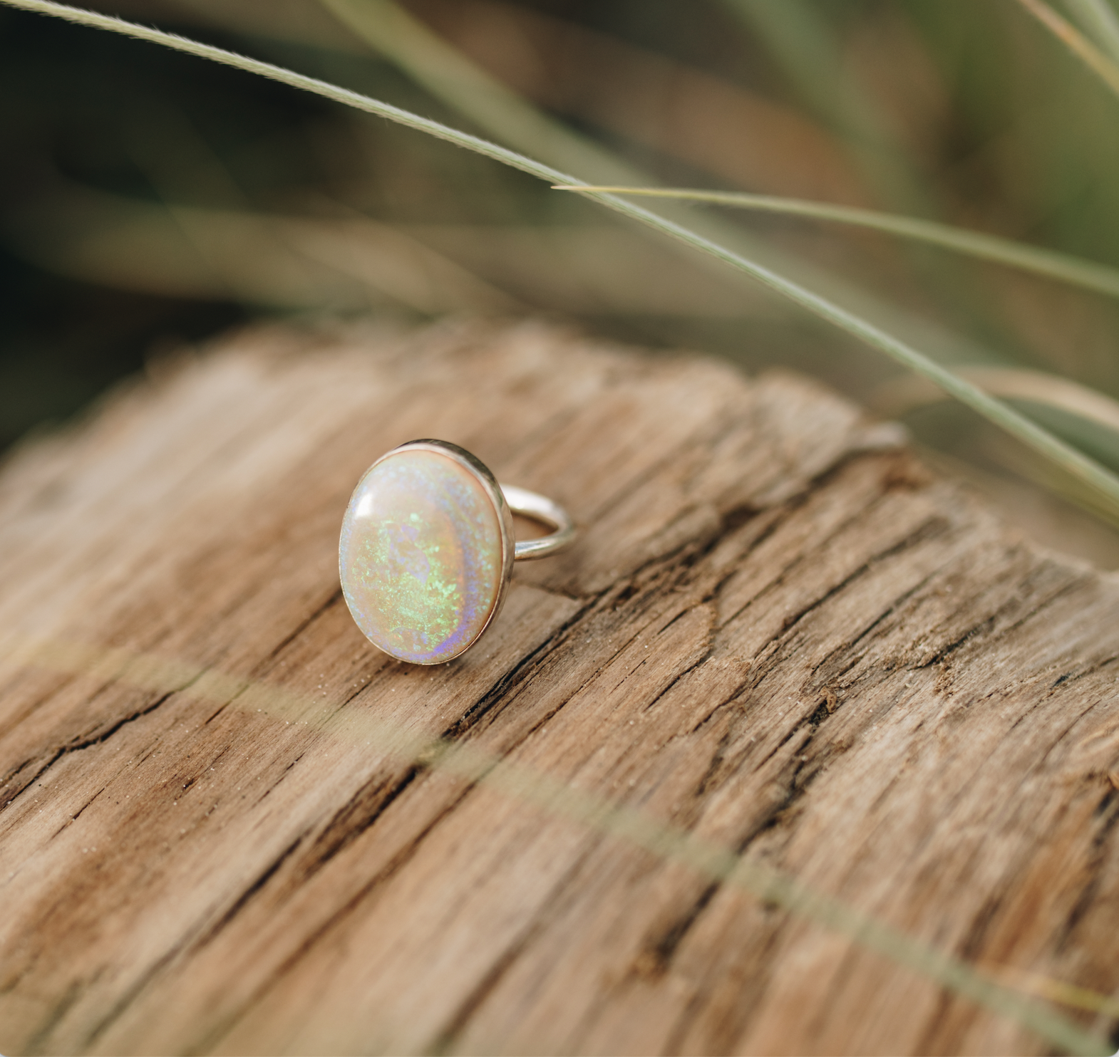 Boulder Opal Ring - Justine Brooks Design | Handmade Nature